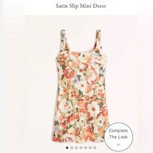 Abercrombie Satin Slip Mini Dress